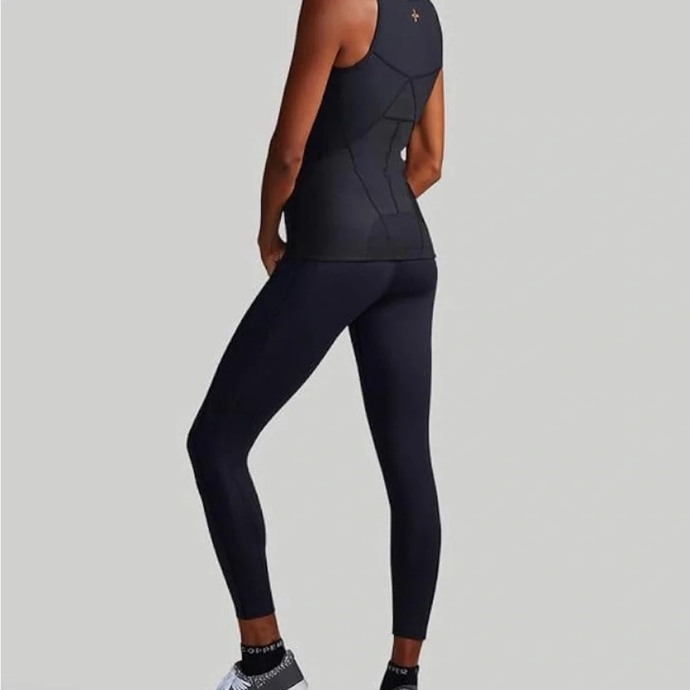 NWT Tommie Copper Womens Lower Back Support Tank Wine Size 2XL - Picture 5 of 13
